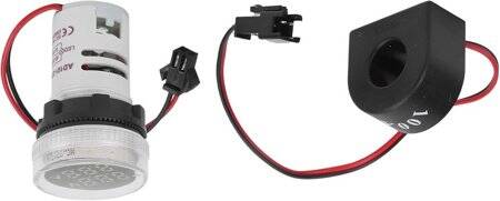 Mavi AC50-500V 0-100A 0-100Hz 22mm AD16-22AVHz Kare Kapaklı LED Voltmetre Ampermetre Hertz Metre - 2