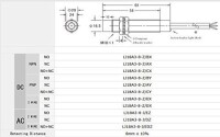 Mavi LJ18A3-8-J/DZ AC90-250V Endüktif Mesafe Sensörü - 2