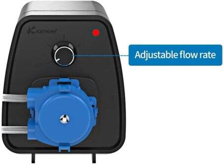 Mavi NKP-DA-B06B 24V Minyatür Peristaltik Sıvı Pompası BPT Tüplü Tüp Boyutu 2mm ID X 4mm OD Minimum akış 40ML/Min - 3