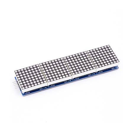 MAX7219 Dot Matrix Module Microcontroller Module 4 in 1 Display Red Light - 3