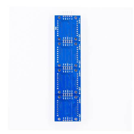 MAX7219 Dot Matrix Module Microcontroller Module 4 in 1 Display Red Light - 5