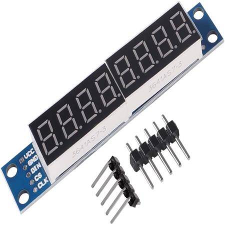MAX7219 LED Module 8-Digit 7 Segment Digital LED Red Display Tube for Arduino MCU - 3