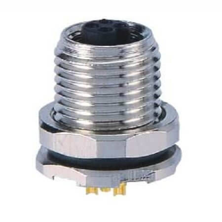 MB05FSAFF04ST CONNECTOR MICRO JACK M5 4PIN FEMALE WITH CABLE - 1