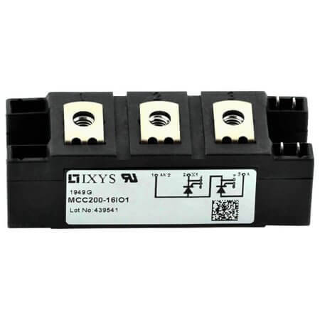 MCC200-16IO1 THYRISTOR MOD.DUAL 216A 1600V Y4-M6 CHASSIS - 1
