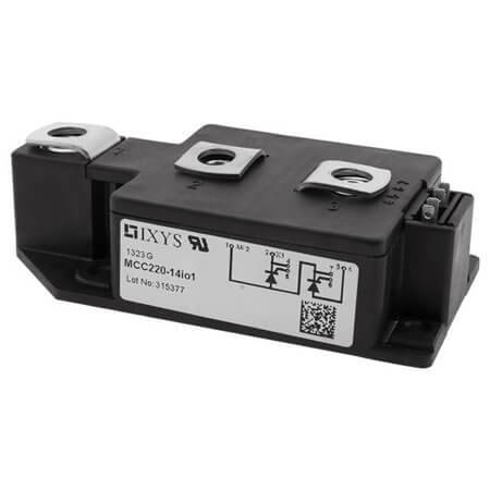 MCC220-14IO1 THYRISTOR MOD.DUAL 250A 1400V Y2-DCB CHASSIS - 1