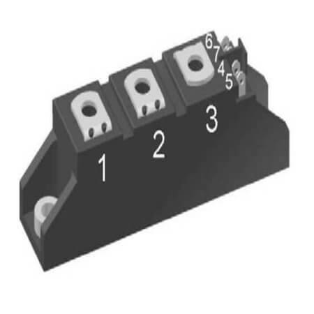MCC26-08IO8B THYRISTOR MOD.DUAL 27A 800V TO240AA CHASSIS - 1