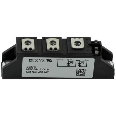 MCC56-12IO1B THYRISTOR MOD.DUAL 60A 1200V TO240AA CHASSIS - 1