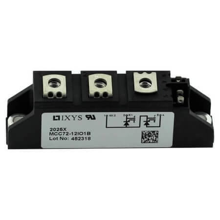 MCC72-12IO1B THYRISTOR MOD.DUAL 85A 1200V TO240AA CHASSIS - 1