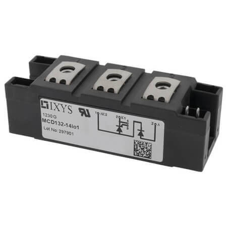 MCD132-14IO1 THYRISTOR DIODE MOD.DUAL 130A 1400V Y4-M6 CHASSIS - 1