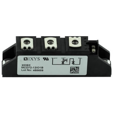 MCD72-12IO1B THYRISTOR DIODE MOD.DUAL 85A 1200V TO240AA CHASSIS - 1