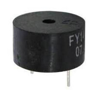 MCW12075-12V-2300-F BUZZER MAGNETIC WITH CIRCUIT 12V 2.3-KHZ THT - 1