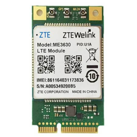 ME3630-E1C_SIM MODULE LTE 4G/3G/2G +GNSS MINIPCIE WITH SIM HOLDER - 1