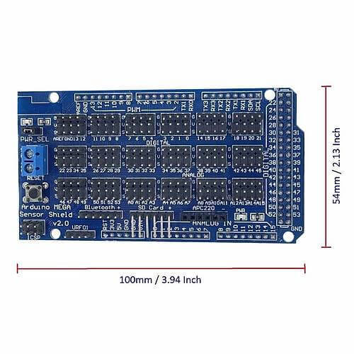 Mega Sensor Shield V2.0 for MEGA 2560 R3 - 3