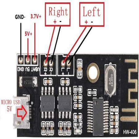 MH-M38 Wireless Bluetooth Audio Receiver Board Module BLT 4.2 MP3 Lossless Decode With Cable - 4