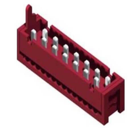 MIBPI3-16TR-L MICRO MATCH IDC 16PIN(2x8) 2.54mm RED - 1