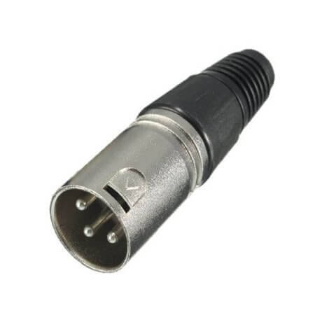 MICRO-JACK-3P-MALE-BLACK CONNECTOR MICRO JACK 3PIN MALE METAL BLACK - 1