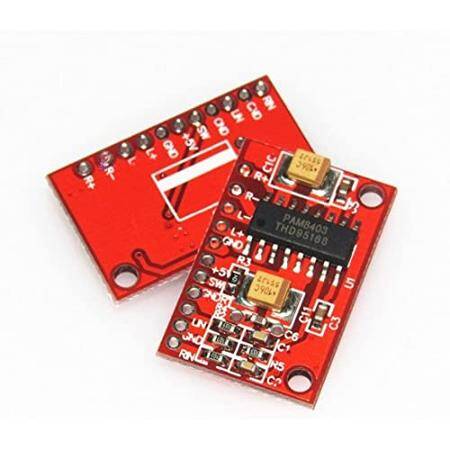 Mini Digital Power Amplifiers 3W Dual Track Red PAM8403 - 3