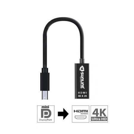 MİNİ DP-HDMI ÇEVİRİCİ 4K MİNİ DİSPLAY PORT - HDMI DÖNÜŞTÜRÜCÜ 4K - 1