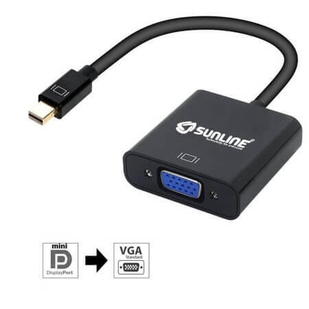 MİNİ DP-VGA DÖNÜŞTÜRÜCÜ MİNİ DİSPLAY PORT - VGA DÖNÜŞTÜRÜCÜ 1080P - 1