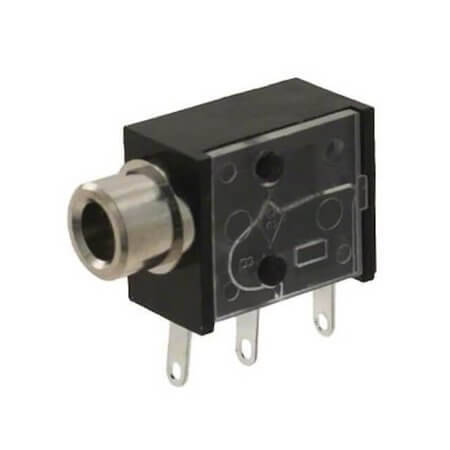 MJ-3502N CONNECTOR JACK MONO 3.5MM R/A - 1