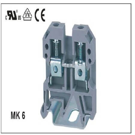 MK6-02P-11-00AH CONN.TERM BLK FEED THRU 10MM 1P GRAY - 1