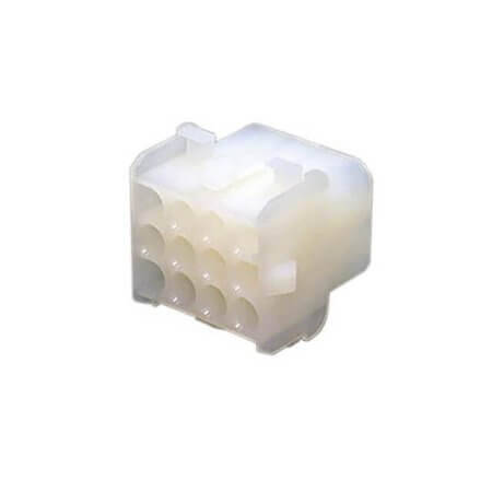 MOLEX-0050842120 CON.T.B.6.35MM 12PIN(3x4)FEMALE HOUSING TRANSPAREN - 1
