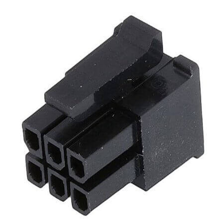 MOLEX-0430250600 CONNECTOR HOUSING 6PIN 3MM FEMALE SMD - 1