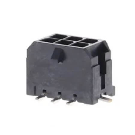 MOLEX-0430450618 CONNECTOR HEADER 3.00MM 6PIN(2X3) SMT V/T GOLD - 1