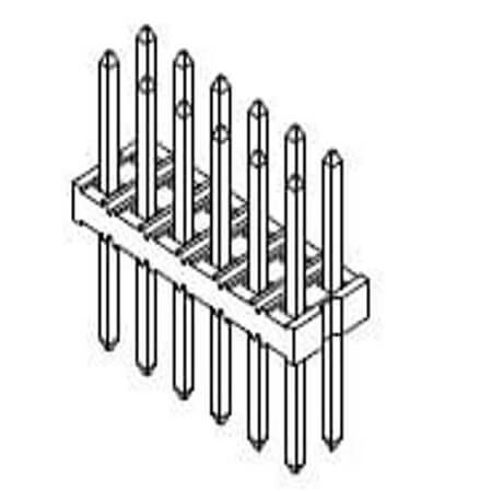 MOLEX-0877580616 PIN HEADER 6PIN(2x3) 2.00mm THT V/T - 1
