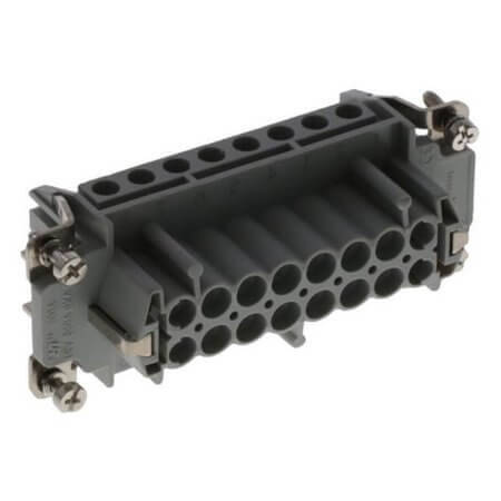 MOLEX-0936010265 INSERT FEMALE 16P+GND SCREW CONNECTION 16A - 1