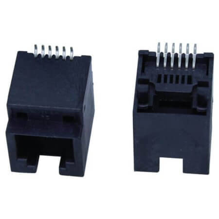 MOLEX-0955036671 CONNECTOR MODULAR JACK 6P6C VERTICAL UNSHIELDED - 1
