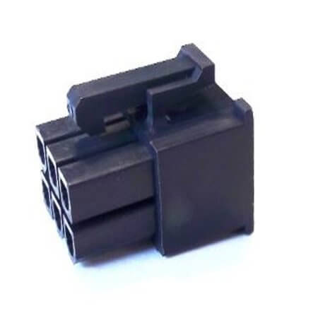 MOLEX-469920610 CON.T.B.4.20MM 6PIN(2X3) MINI FIT FEMALE BLACK - 1