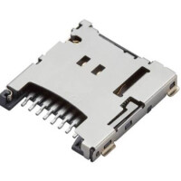 MOLEX-5031821852 CONNECTOR MICRO SD CARD PUSH-PUSH SMD - 1