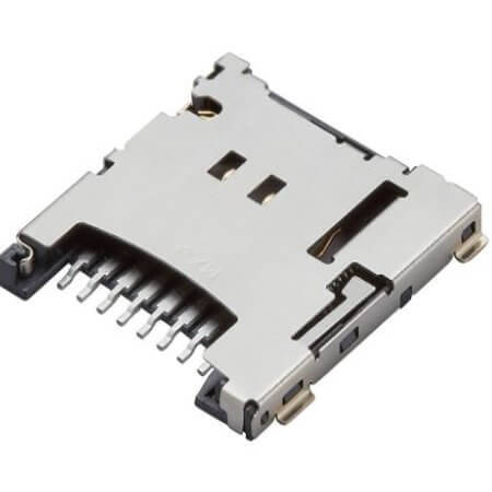 MOLEX-5031821852 CONNECTOR MICRO SD CARD PUSH-PUSH SMD - 1