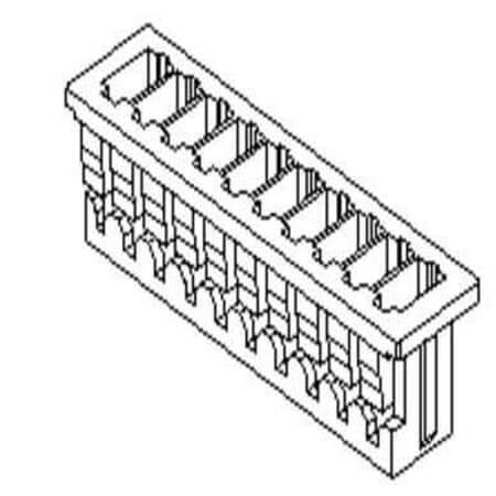 MOLEX-510210300 CON.T.B.1.25MM 3P RECEPTACLE HOUSING FEMALE MOLEX - 1