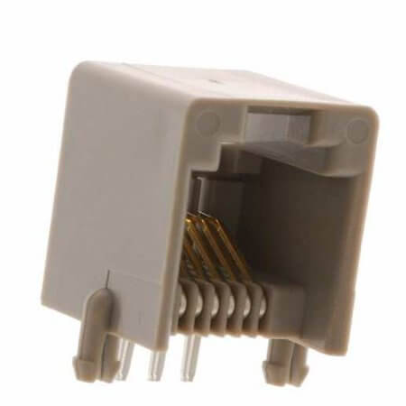 MOLEX-52018-6646 MODULAR JACK THT R/A 6P6C (R11,RJ12,RJ14,RJ25) GRA - 1