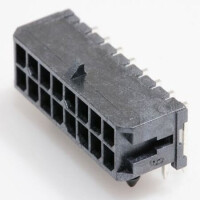 MOLEX-00430451600 CONNECTOR HEADER 16PIN 3MM 90C MALE - 1