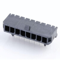 MOLEX-00436500800 CONNECTOR HEADER 8PIN 3MM 90C MALE - 1
