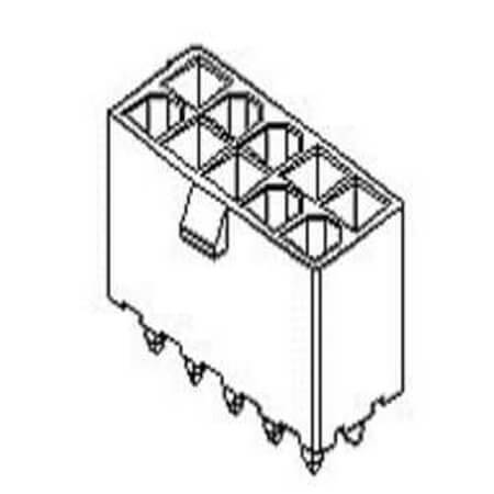 MOLEX-0353170420 CONNECTOR HEADER 4.20MM 4P WHITE - 1