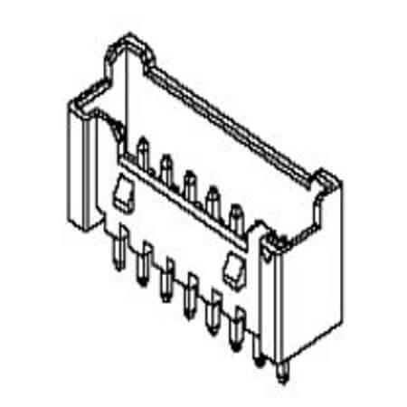 MOLEX-0353620250 CON.T.B.2.00MM 2P HEADER MALE GOLD - 1