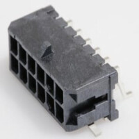 MOLEX-0430451209 CONNECTOR HEADER 12P R/A SMD - 1