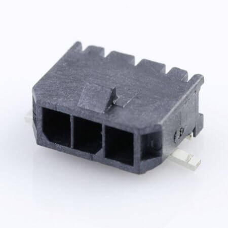 MOLEX-0436500312 CONNECTOR HEADER 1X3PIN 3.0mm PITCH SMD R/A MALE - 1