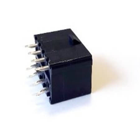 MOLEX-1724470208 CON.T.B.4.20MM 8PIN(2X4) THT V/T MINI FIT MALE BLA - 1