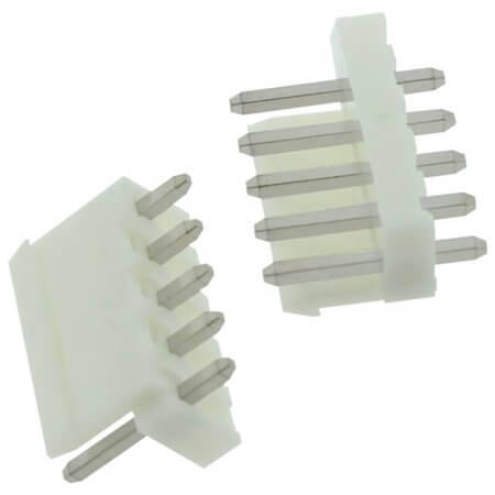 MOLEX-359780530 CONNECTOR HEADER 3.96mm 5P MALE V/T - 1