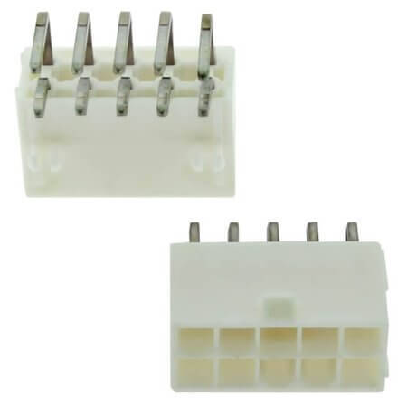 MOLEX-39301102 CON.T.B.4.2MM 10P R/A GOLD MOLEX - 1