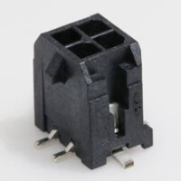 MOLEX-43045-0420 CONNECTOR HEADER 3.00MM 4PIN(2X2) SMT V/T - 1