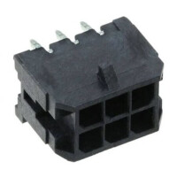 MOLEX-430450612 CONNECTOR HEADER VERT 6P 3MM - 1