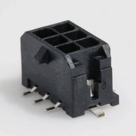 MOLEX-430450618 CONNECTOR HEADER 3.00MM 6PIN(2X3) SMT V/T GOLD - 1