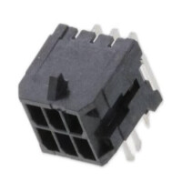 MOLEX-430450621 CON.T.B.3MM 6PIN THT - 1