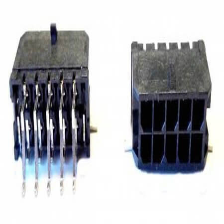 MOLEX-430451009 CONNECTOR HEADER 10POS RT ANG SMD TIN - 1